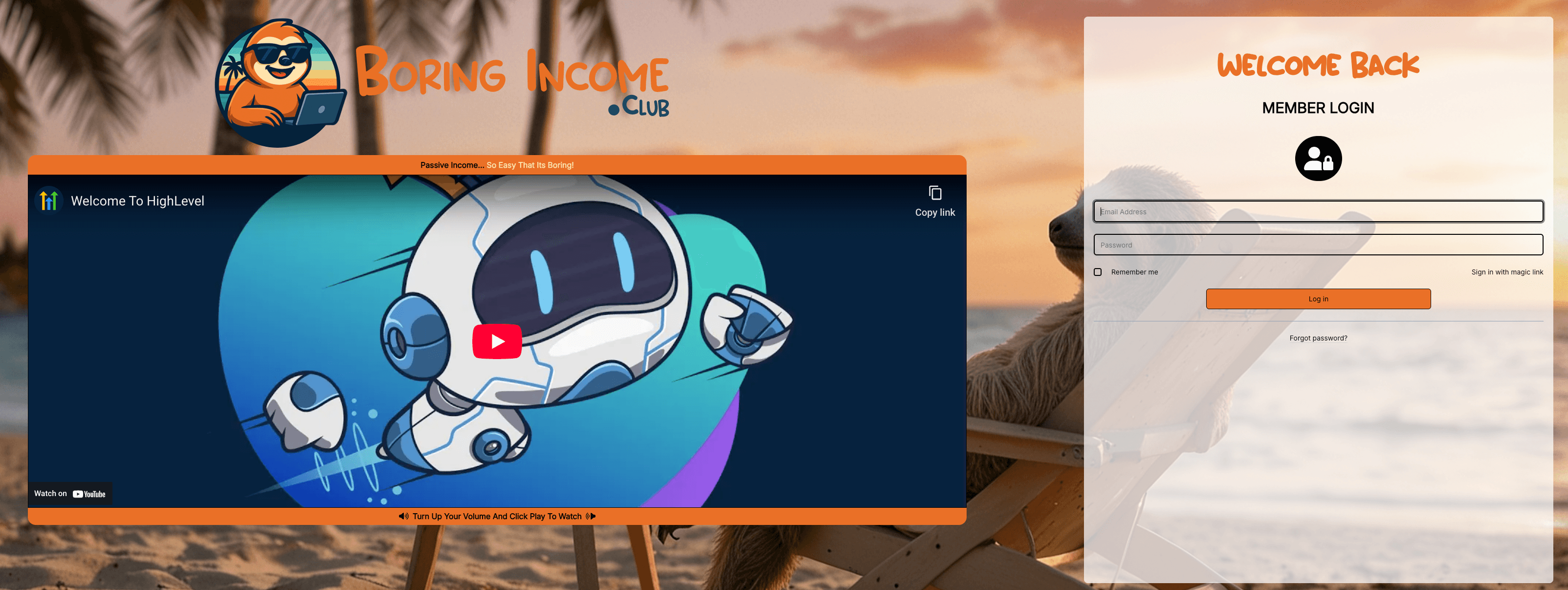 Boring Income Application - screenshot 1